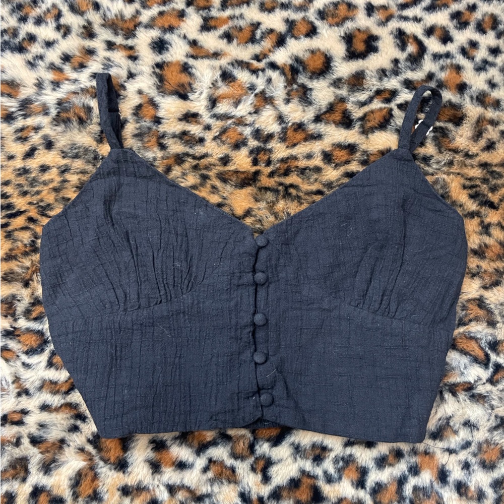 Forever 21 Black Crop Top